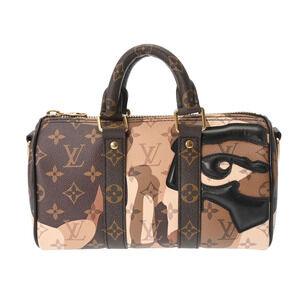 Louis Vuitton Monogram Keepall Bandouliere Fall Winter Canvas Leather Shoulder